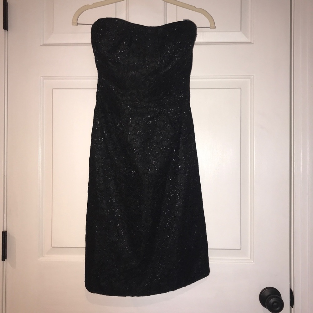 J.Crew strapless little black cocktail dress!